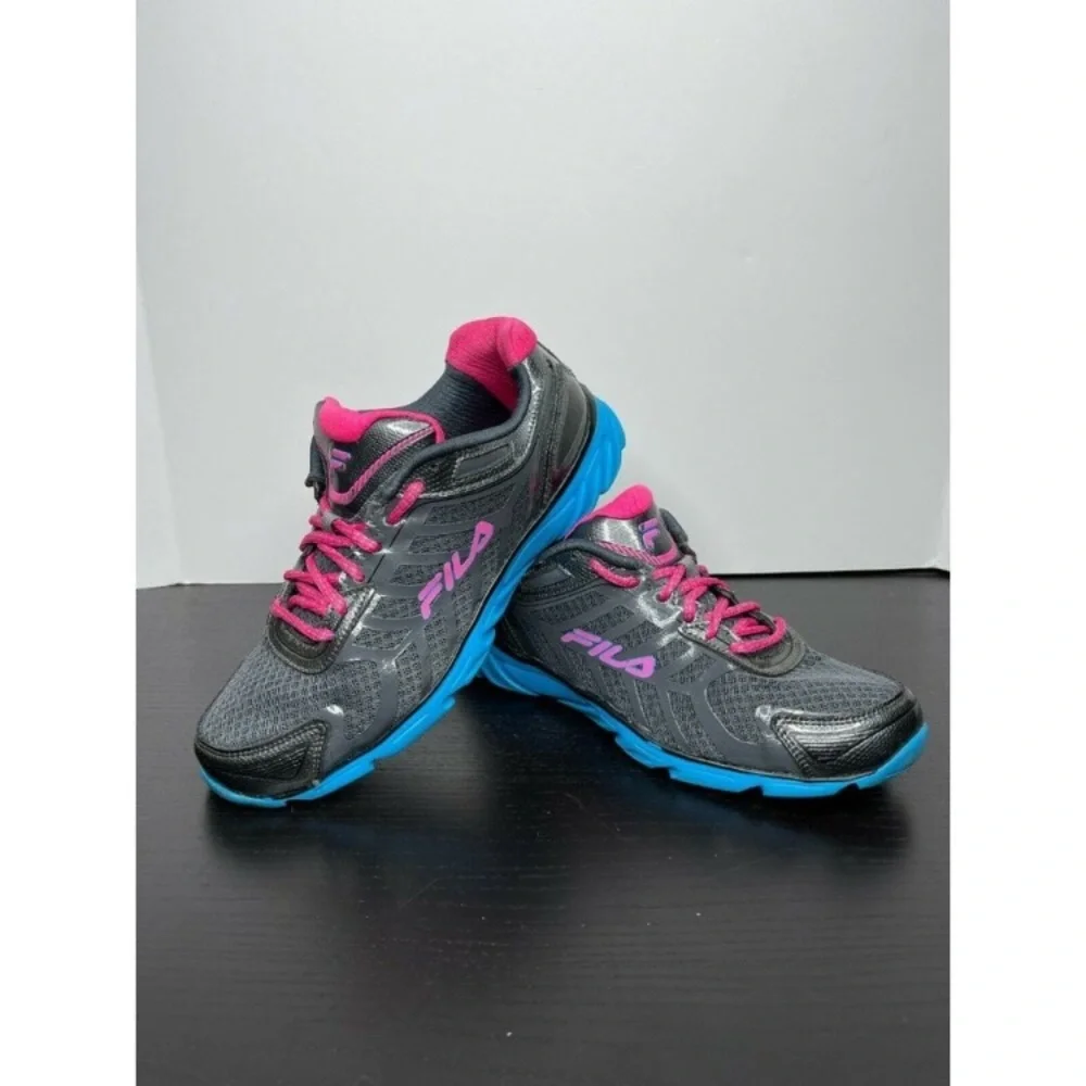 Fila RN 91175 Gray/Pink/Blue Running Training Shoes Size 9.5 —#072 - Picture 4 of 9